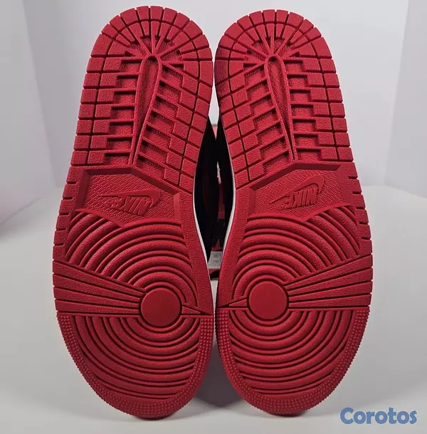 zapatos para hombre - Nike Air Jordan 1 High 'Satin Bred' Red Black Sneakers size 8 hombre o Women’9.5 4