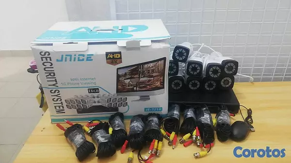 camaras y audio - Kit de 16 Cámaras ColorVu – Vigilancia 24/7 en Col 3