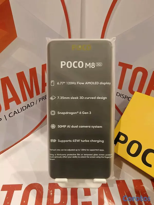 celulares y tabletas - POCO M8 5G, 8GB RAM 256GB ROM 8
