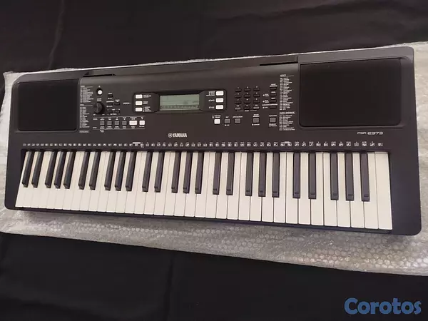 instrumentos musicales - PIANO YAMAHA PSR E373 SENSIBLE !!COMO NUEVO!! 2