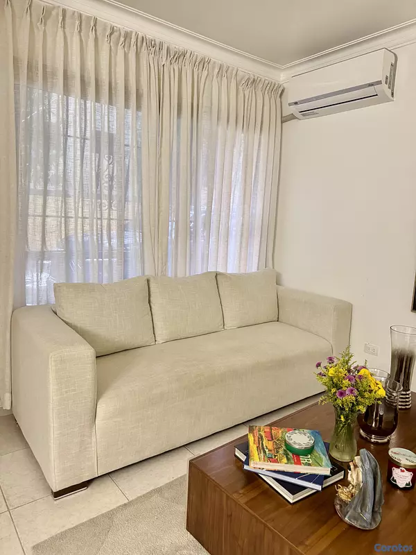 muebles y colchones - Juego de Muebles Moderno Color Crema – Sofá de 4 y Sofá de 3 Personas 2