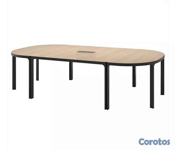 muebles y colchones - Mesa IKEA línea BEKANT para oficina o el hogar hasta 10 sillas, obtén 3 en una 1