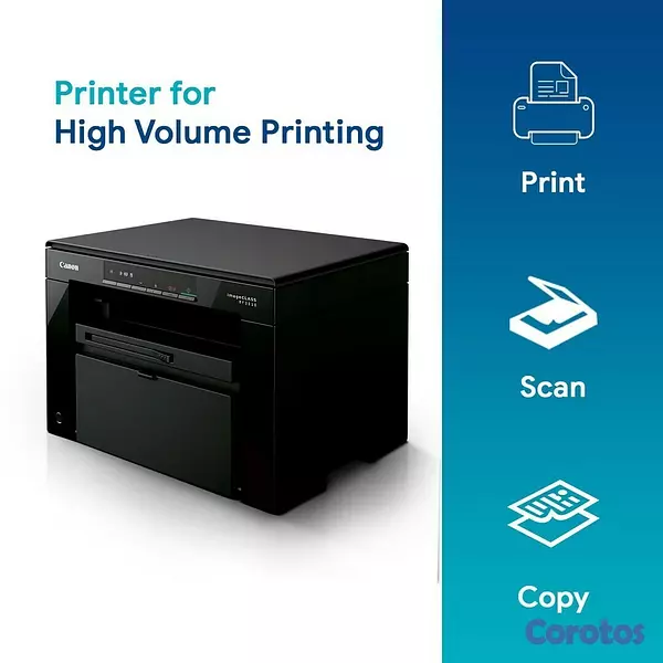 impresoras y scanners - impresora,copiadora,escaner canon mf3010 blanco y negro 