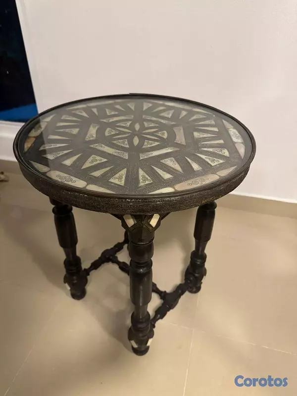 muebles y colchones - MESA REDONDA MARROQUI 2