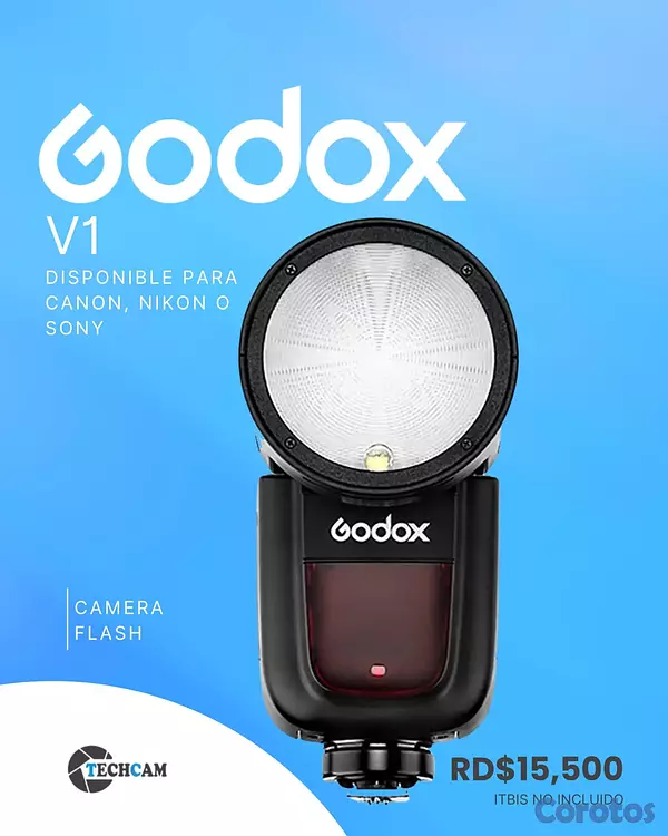 camaras y audio - FLASH DE CAMARA MARCA GODOX 2