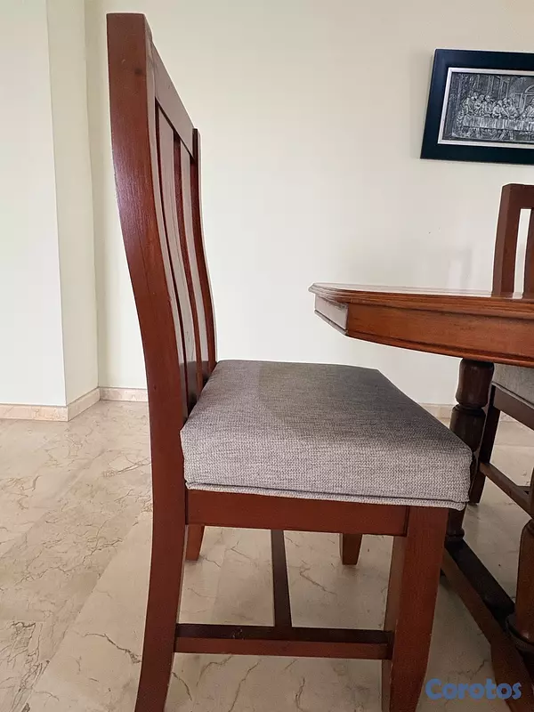 muebles y colchones - Comedor en Caoba de 6 sillas - precio de oportunidad - Negociable 9
