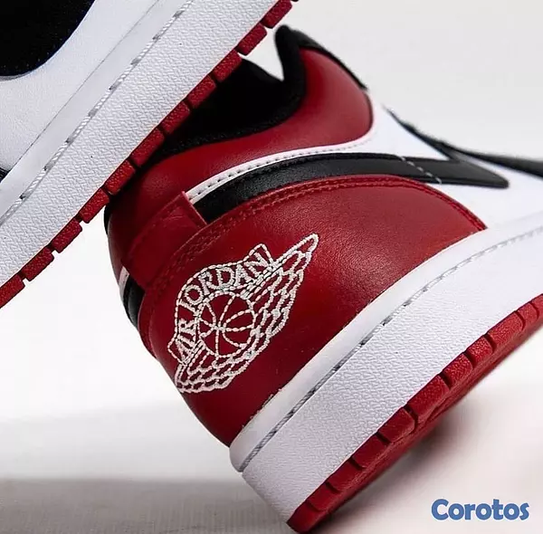 zapatos unisex - Tenis Teni Nike Air Jordan Retro 1 Low Bred Toe Original Originales Sneaker 👺 4