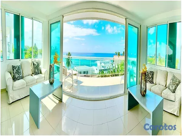 apartamentos - VENDO EXCLUSIVO APTO CON VISTA AL MAR DE 360 GRADOS EN BOCA CHICA, 2 HABS., 115  7