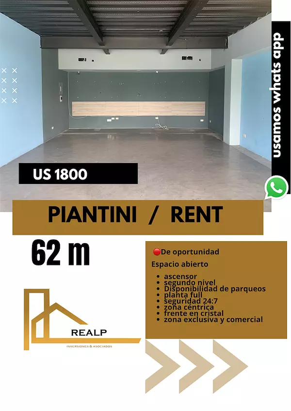 oficinas y locales comerciales - Local Piantini 1