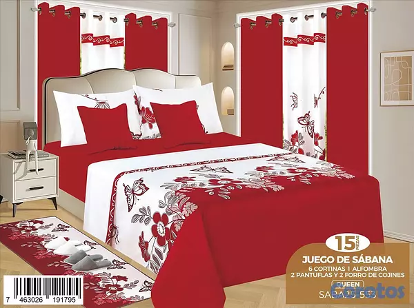muebles y colchones - Juego de sabana 15 pz 2