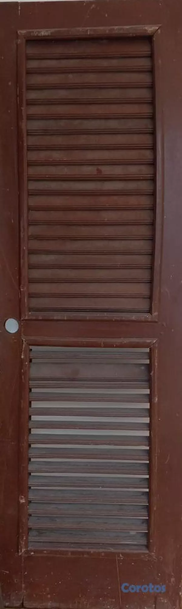 decoración y accesorios - VENDO PUERTA DE CAOBA CENTENARIA 3