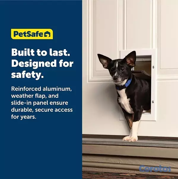 animales y mascotas - Puerta PetSafe Freedom para Mascotas (Aluminio) -  2