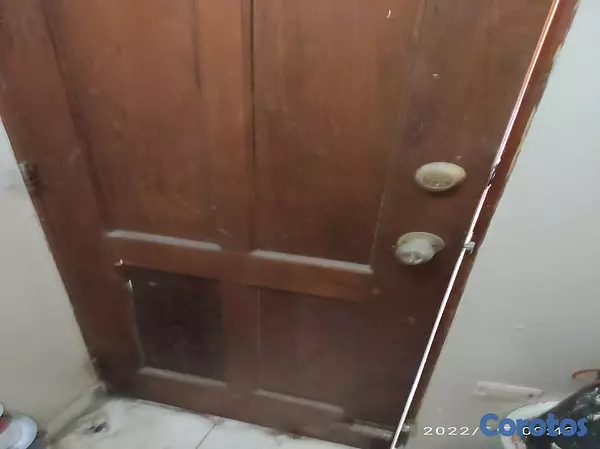 herramientas, jardines y exterior - PUERTA DE MADERA DE 30" DE ANCHO 2
