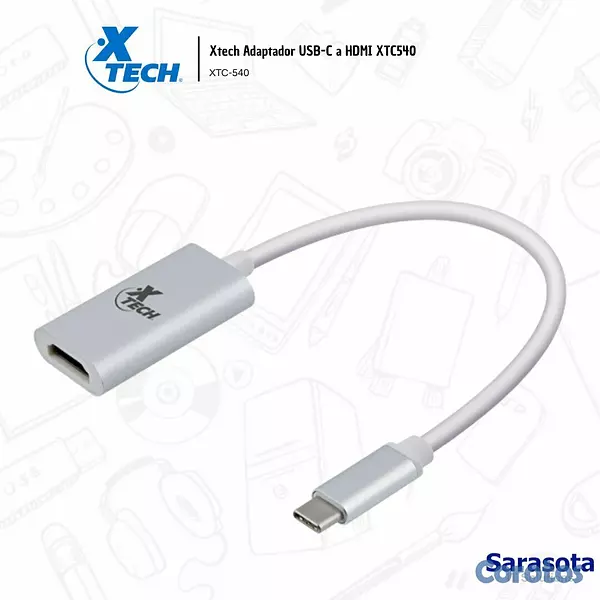 accesorios para electronica - Xtech Adaptador USB-C a HDMI XTC540 2