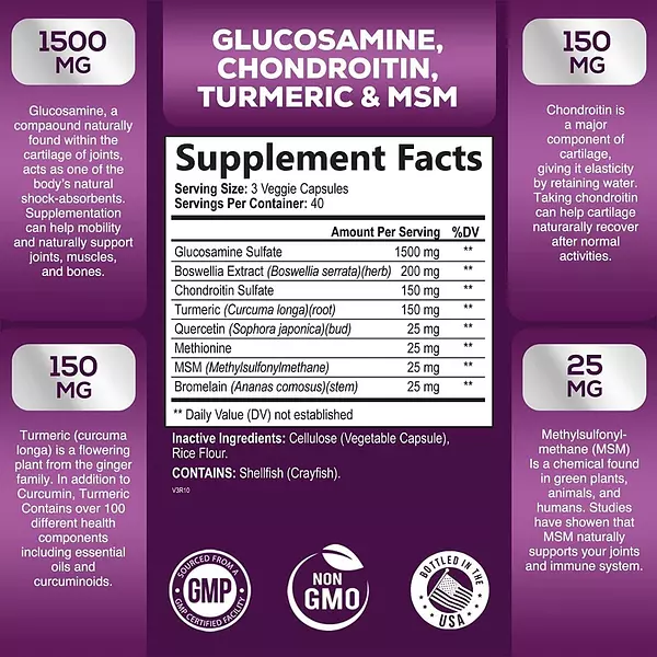 Salud y Equipamiento Médico - Glucosamina 2100 Mg Health Nutr 2