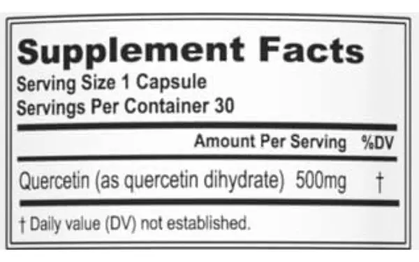 Salud y Equipamiento Médico - Evlution Quercetina 500 mg 30 capsulas 2