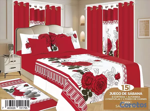 muebles y colchones - Juego de sabana 15 pz 3
