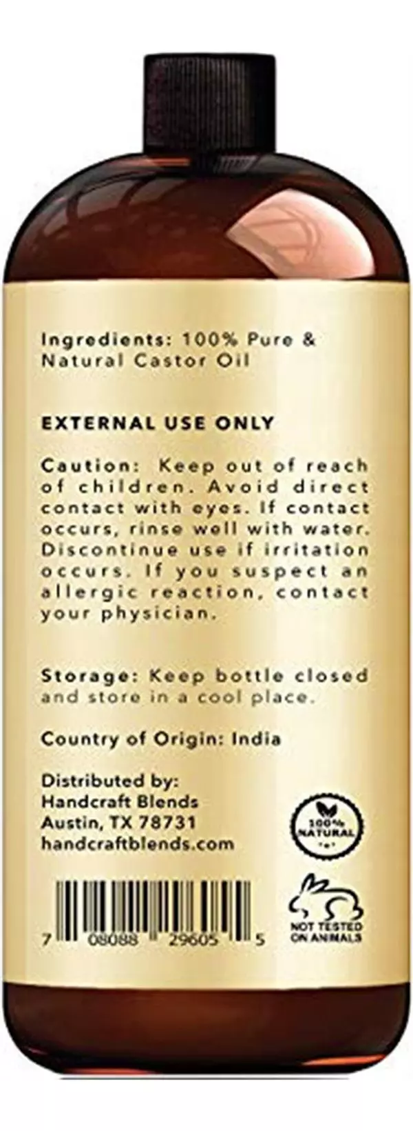 Salud y Equipamiento Médico - Aceite De Ricino Artesanal Puro - 100% Puro Y Natural 2
