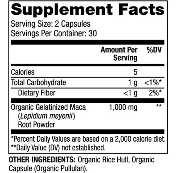 Salud y Equipamiento Médico - Dr. Mercola - Maca 60 Cápsulas - U - Unidad A $2632 2