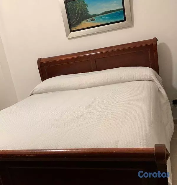 muebles y colchones - Cama modelo Trineo con 2 colchones. NUEVA. 4