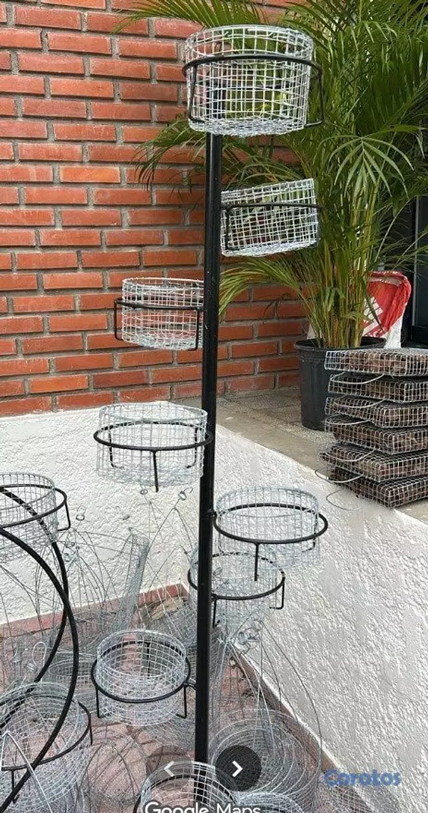 herramientas, jardines y exterior - Canastas en alambre inoxidable 2