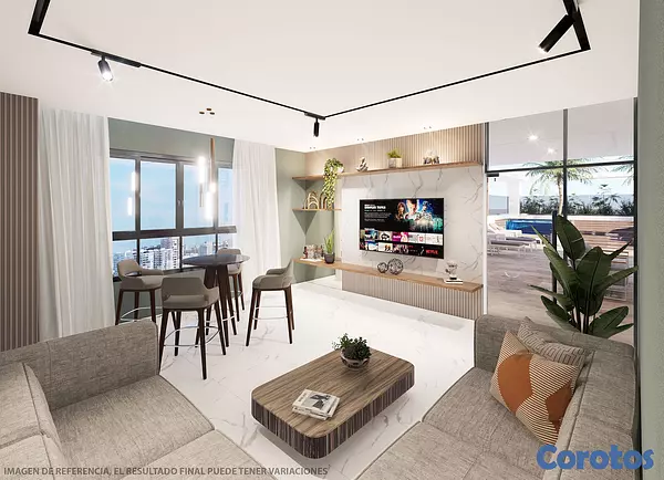 apartamentos - Impecable Proyecto en Renacimiento, 1hab 5