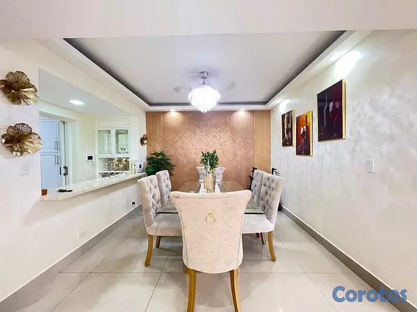 apartamentos - vendo anacaona piso 4 tres habitaciones 2.5 baños parqueo balcón ascensor  8