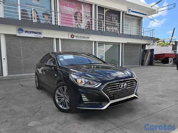 carros - HYUNDAI SONATA NEW RISE 2018 NEGRO GASOLINA 4