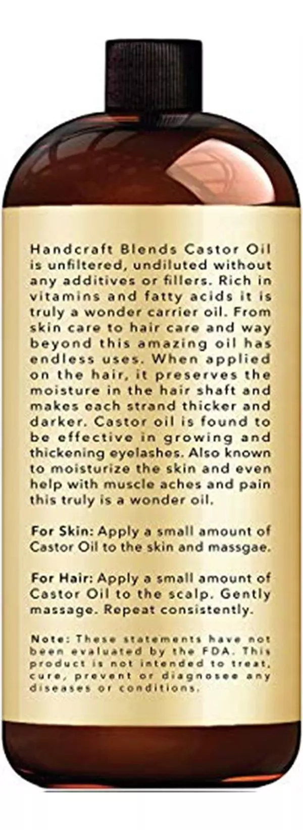 Salud y Equipamiento Médico - Aceite De Ricino Artesanal Puro - 100% Puro Y Natural 3