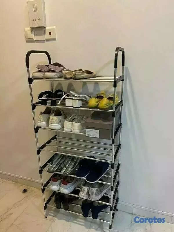 decoración y accesorios - ZAPATERA ARMABLE DE 6 NIVELES YH9906-6 2