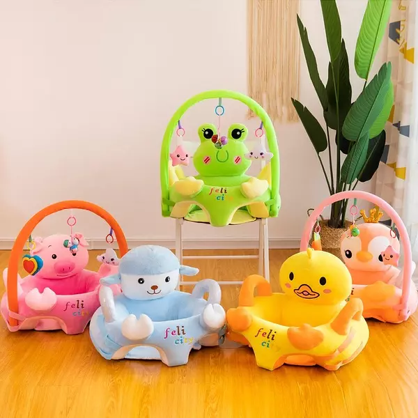 muebles - Sofá para bebé, asiento de apoyo infantil, aprendizaje sentado con movil. 3