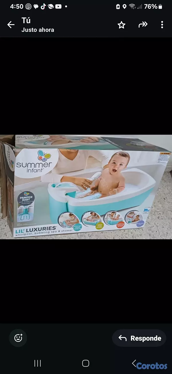 coches y sillas - Bañera para bebés como nueva. 2