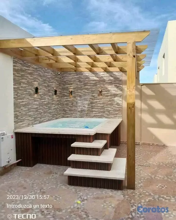 herramientas, jardines y exterior - jacuzzi y baño modernos  11