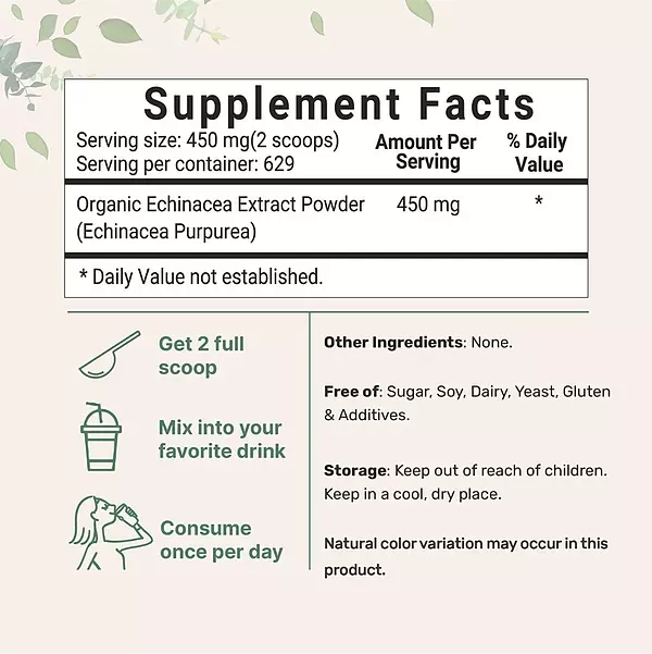Salud y Equipamiento Médico - Equinacea Microingredient 450mg 2