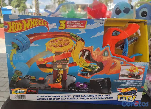 juguetes - Pista de Carreras Hot Wheels con carro incluido RD 3