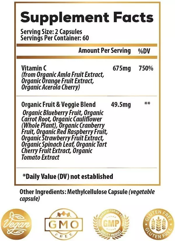 Salud y Equipamiento Médico - Vitamina C 675mg Ideal Infusio - U - Unidad A $3121 2