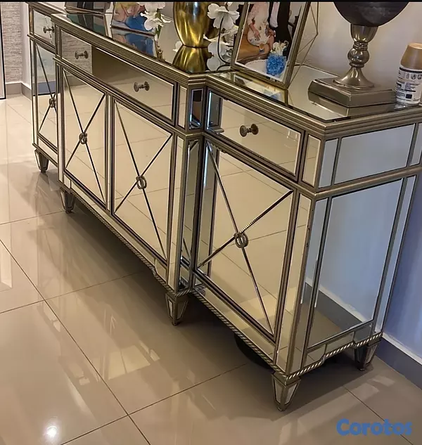 muebles y colchones - Credenza de madera importada 2