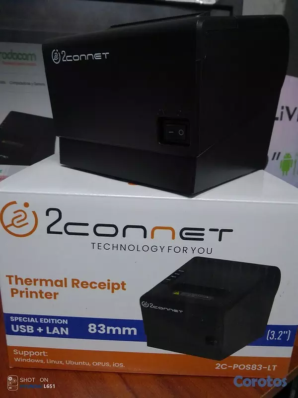 impresoras y scanners - Impresora usb y lan 83mm 2connect 2c-pos83-LT 2