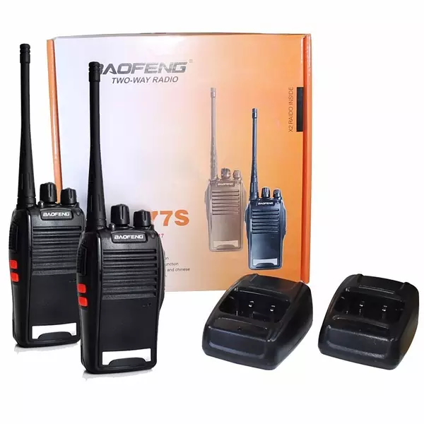 accesorios para electronica - 2 Radios de Comunicacion Baofeng Walkie Talkie Radio 5