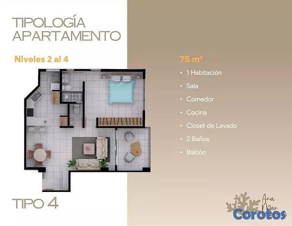apartamentos - PROYECTO DE APARTAMENTO EN JUAN DOLIO ANA MAR RESIDENCES  6