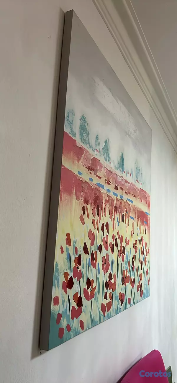 decoración y accesorios - Cuadro de pared grande. Arte paisaje abstracto. Pi 2