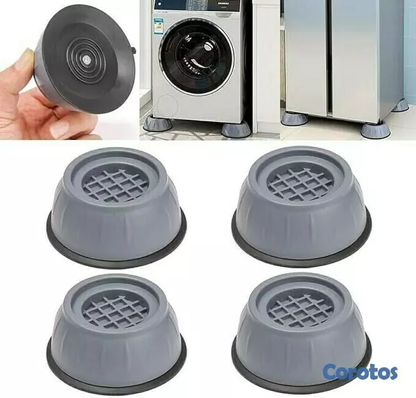 electrodomesticos - SOPORTE PARA LAVADORA SHOCK PAD 4PCS 5