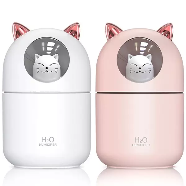 otros electronicos - Humidificador  aromaterapia difusor de aceite con USB, purificador de aire 300ML 4
