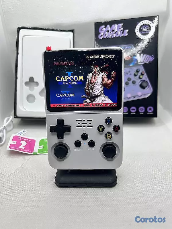 consolas y videojuegos - Portátil R36s con más de 15 mil juegos integrados  2
