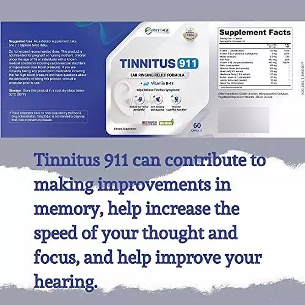 Salud y Equipamiento Médico - Suplemento Para Aliviar El Tinnitus Solucion Natural 5