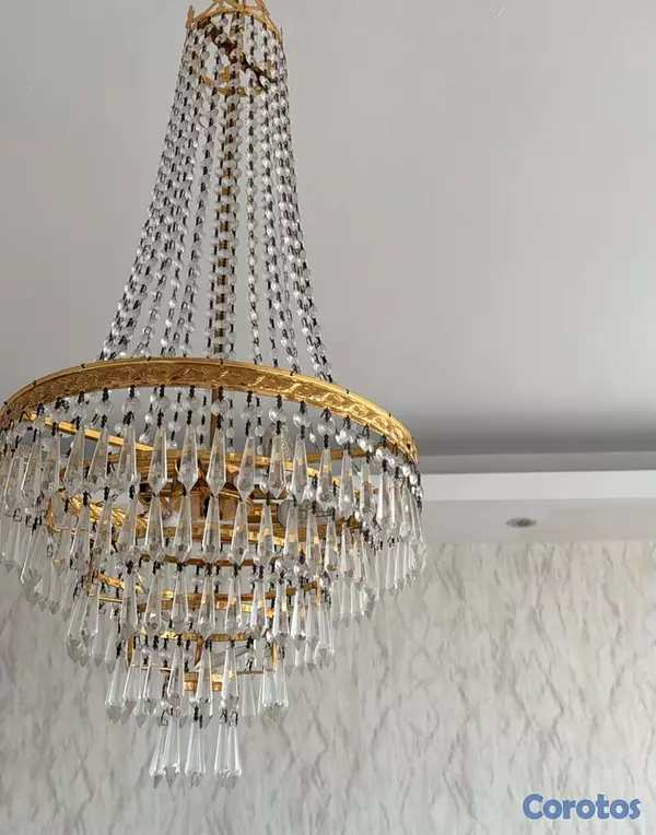 decoración y accesorios - lámparas de cristal chandelier  2