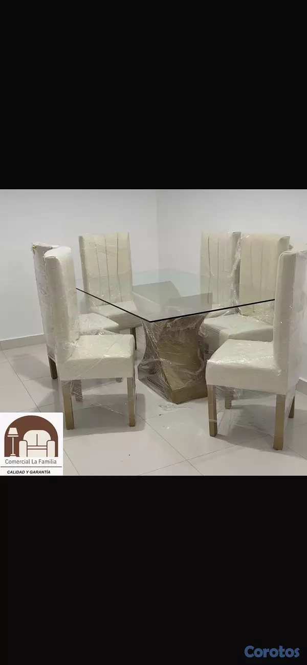 muebles y colchones - comedores de 4,6 y 8 sillas ❤️ 2