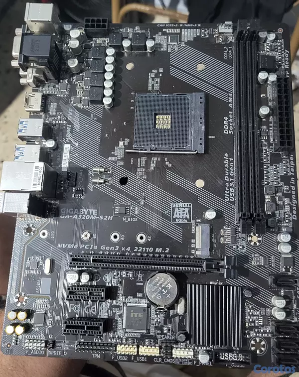 computadoras y laptops - se vende fuente de poder de 500W y placa madre A320M-S2H  6