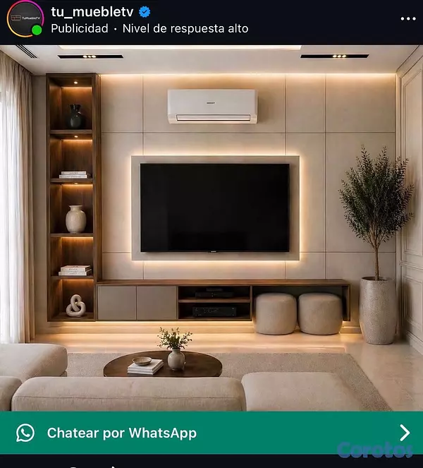 decoración y accesorios - Muebles de TV, Closet, Mesitas de noche, repisas flotantes, espejos, paneles etc 9