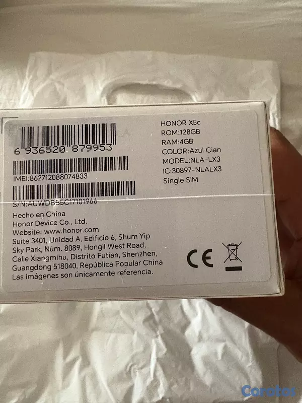 celulares y tabletas - Celular HonorX5C 2